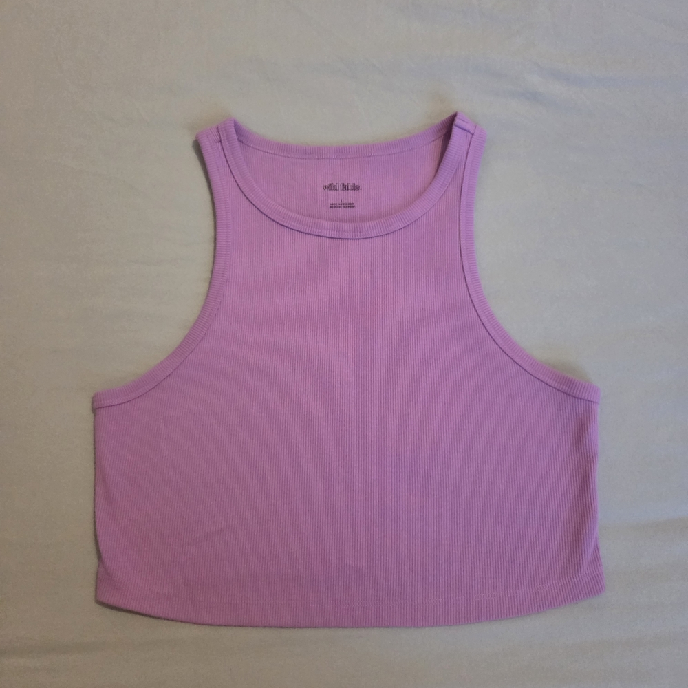 Wild Fable Women's Lilac Crop Top